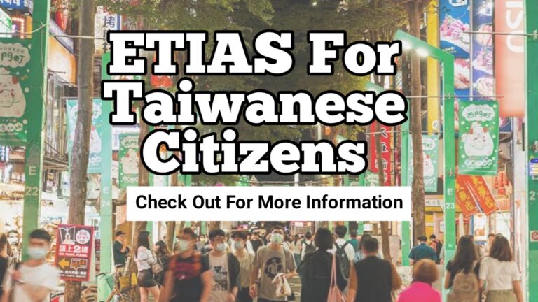 ETIAS For Taiwanese Citizens