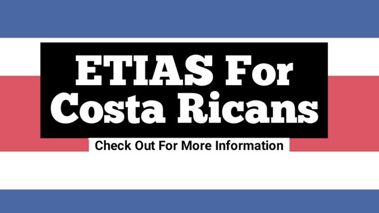 ETIAS For Costa Ricans